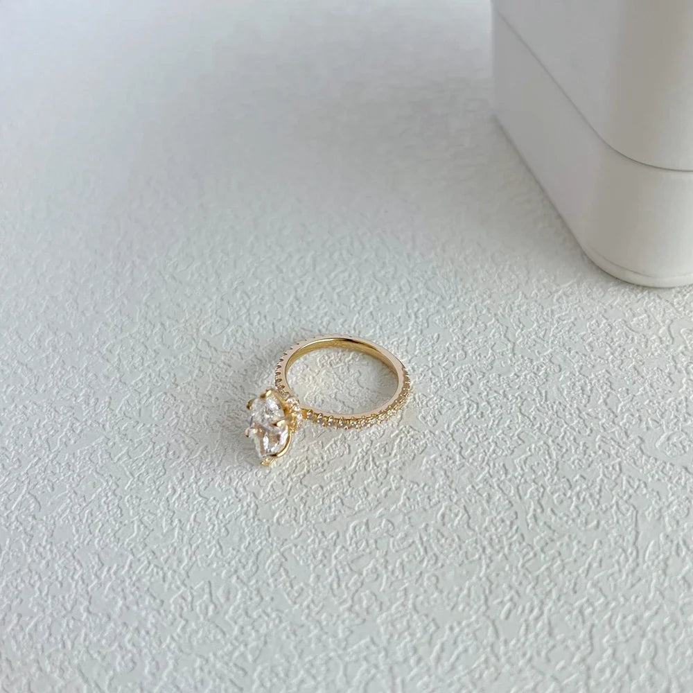 18K Gold Plated 925 Sterling Silver Crushed Ice Cut Lab Sapphire Gemstone Wedding Party Fine Jewelry Rings Wholesale