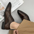 High Quality Height Increase Oxford Dress Shoes Men Genuine Cow Leather Suit Shoes Lift Brogues Wedding Formal Elevator Shoes