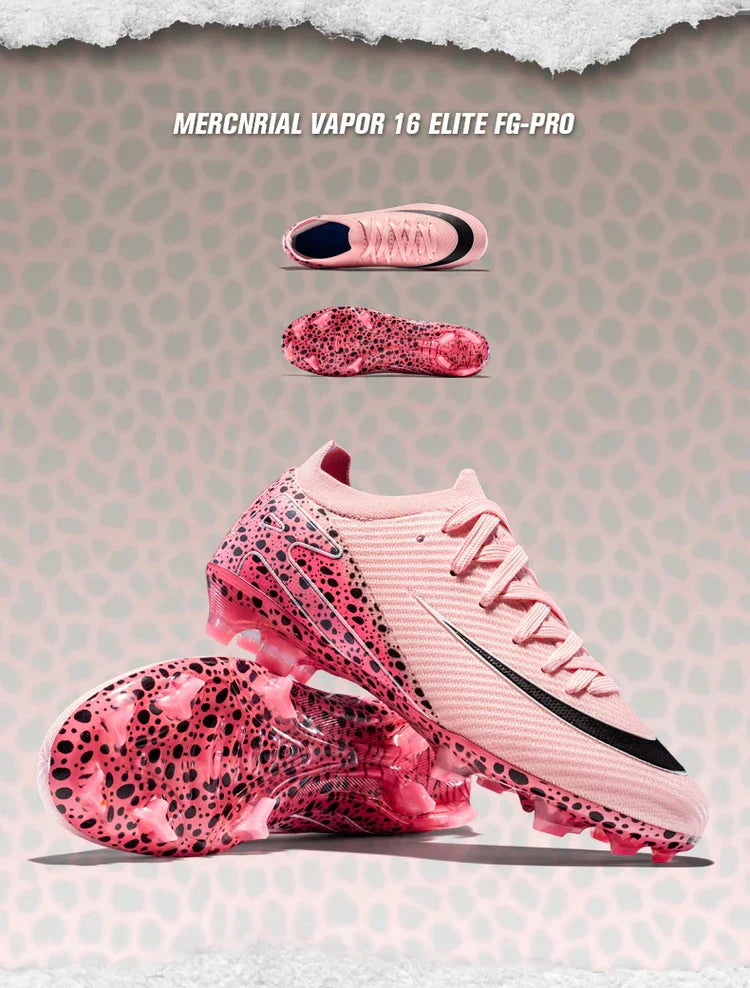 Soccer Cleats for Men Women AG/TF Breathable Cushioned Insole Anti-Slip Outdoor Sports Artificial Grass Football Boots