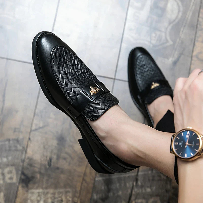 Fashion Size 6~13 Mens Dress Casual Leather Designer Wedding Mules Luxury Business Italian Slippers Loafers Oxford Shoes for Men