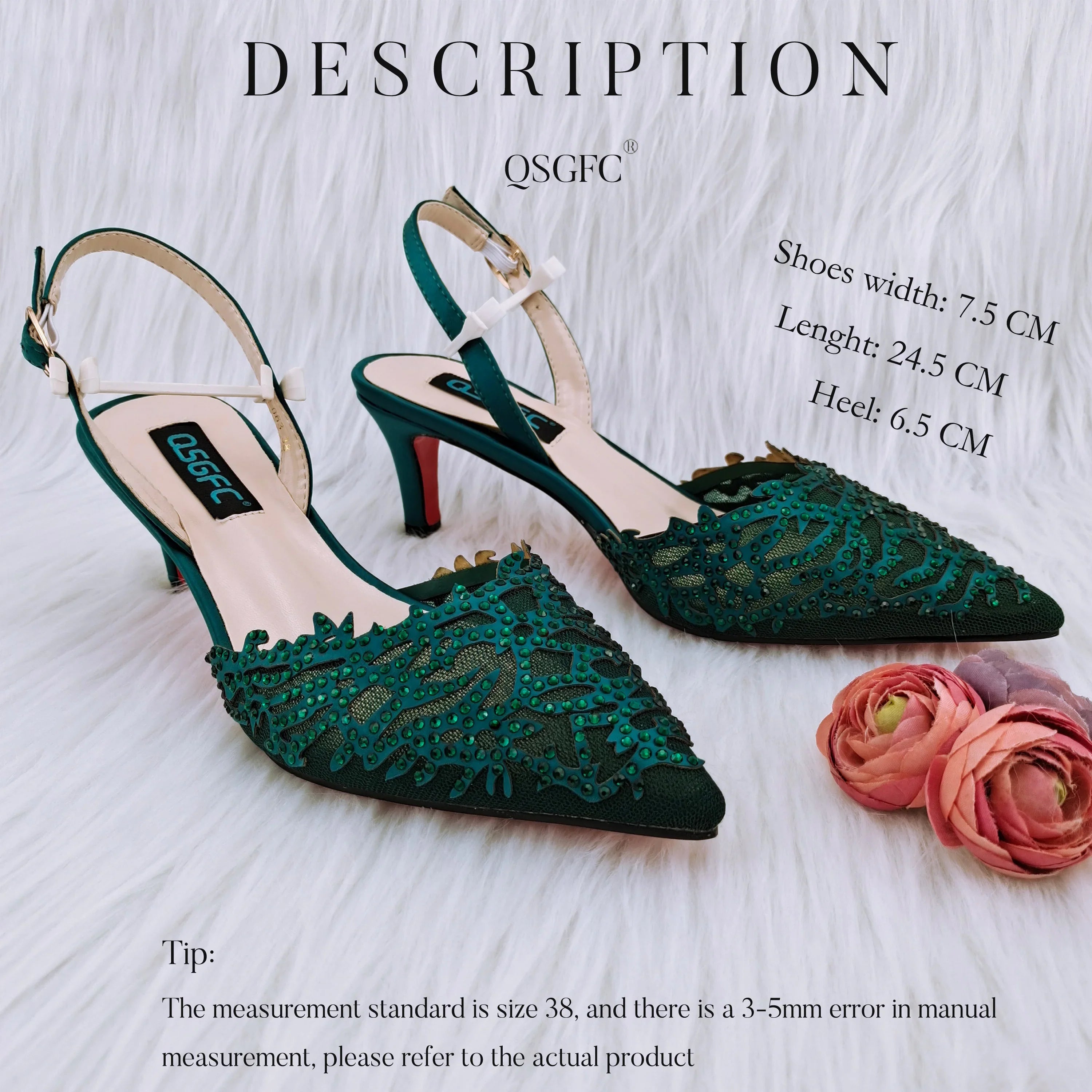 Hollow Coral Pattern Design Fashionable And Elegant Wear Ladies Shoes And Bag