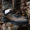 Men New Hiking Shoes Outdoor Waterproof Wear Resistant Non Slip Sneakers Male Casual Lightweight Lace-Up Walking Shoes