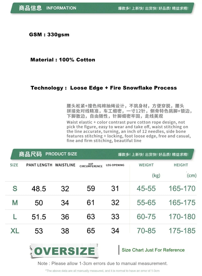 New 2025 Men Summer Loose Edge Washed Cotton Shorts Unisex Retro High Street Distressed 330gsm Shorts Brand Clothes HY1056