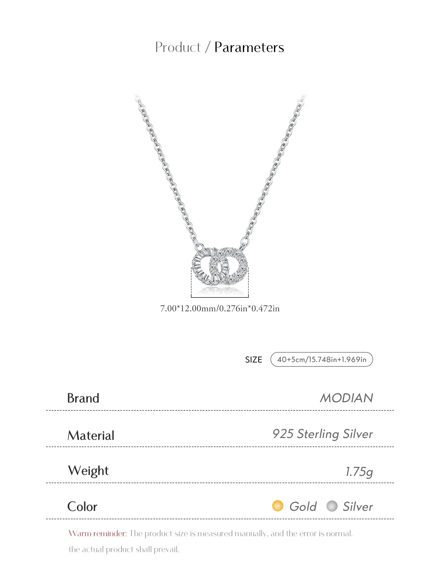 925 Sterling Silver Sparkling Circle Lock Fashion Pendant Necklaces Basic Daily Trendy Jewelry For Women Christmas Gifts