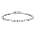 each 0.06ct 2.5mm Full Moissanite Diamond Tennis bracelet For Women S925 Silver Chain Party Sparkling Fine Jewelry Gift