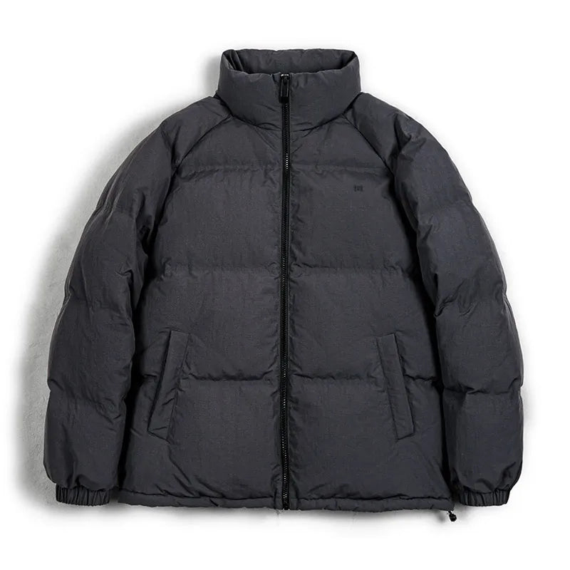 Winter Down Jacket for Men White Duck Down Filling Outdoor 4-Grade Waterproof Stand-up Collar Coat Thickened Warm Jacket