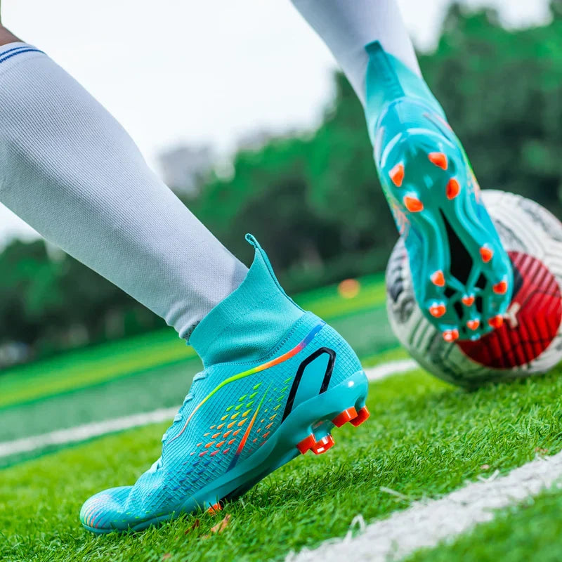 Men Football Boots Professional Turf Futsal Match Grass Unisex Outdoor Training Soccer Shoes Soccer Cleats Non-slip Breathable