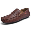 Men Shoes Casual Leather Mens Loafers Moccasins Designer Slip on Boat Shoes High Quality Chaussure Homme Plus Size 38-47