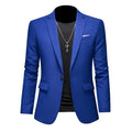 Plus Size 6XL-M Fashion Mens Solid Color Suit Jacket High Quality Business Slim Fit Casual Blazers Formal Social Wedding Tuxedo