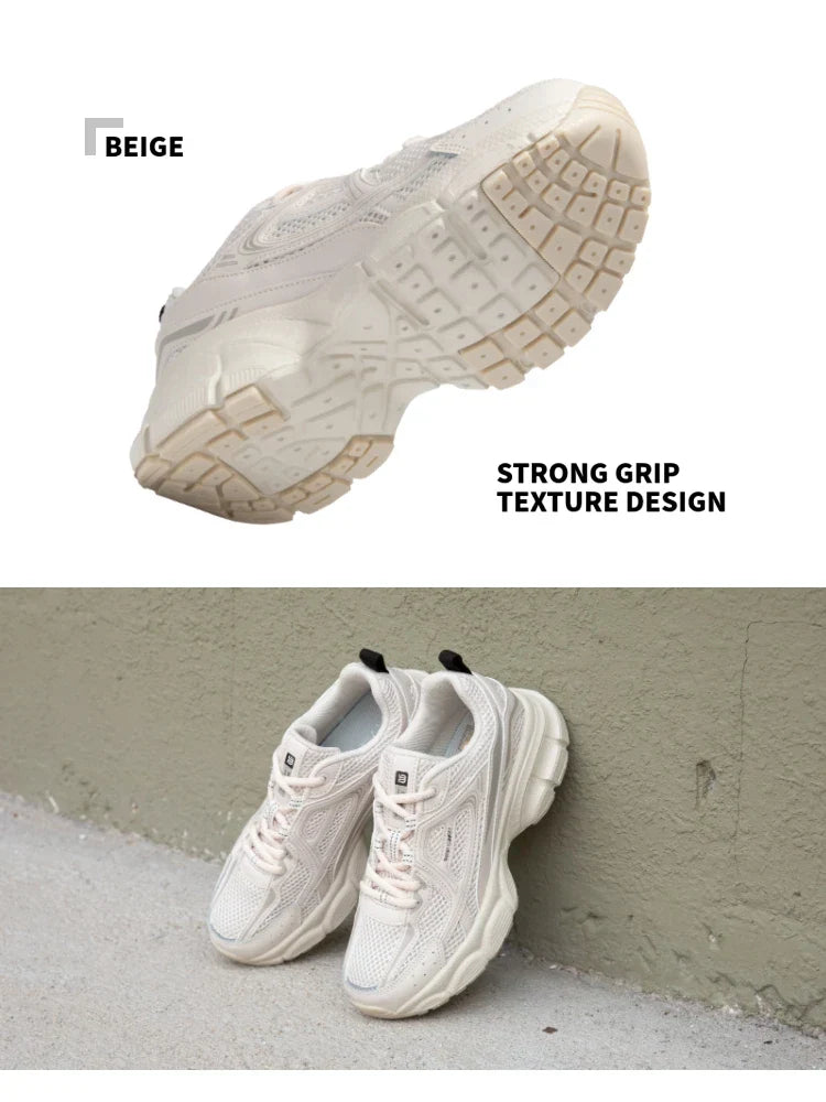Women Sports Shoes Outdoor Lightweight Breathable Jogging Sneakers Female Casual Mesh Anti-slip Lace Up Running Shoes