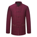 Spring and Autumn New Middle-aged and Elderly Men Father Tang Jacket Chinese Style Hanfu National Wind Grandpa Coat Jacket