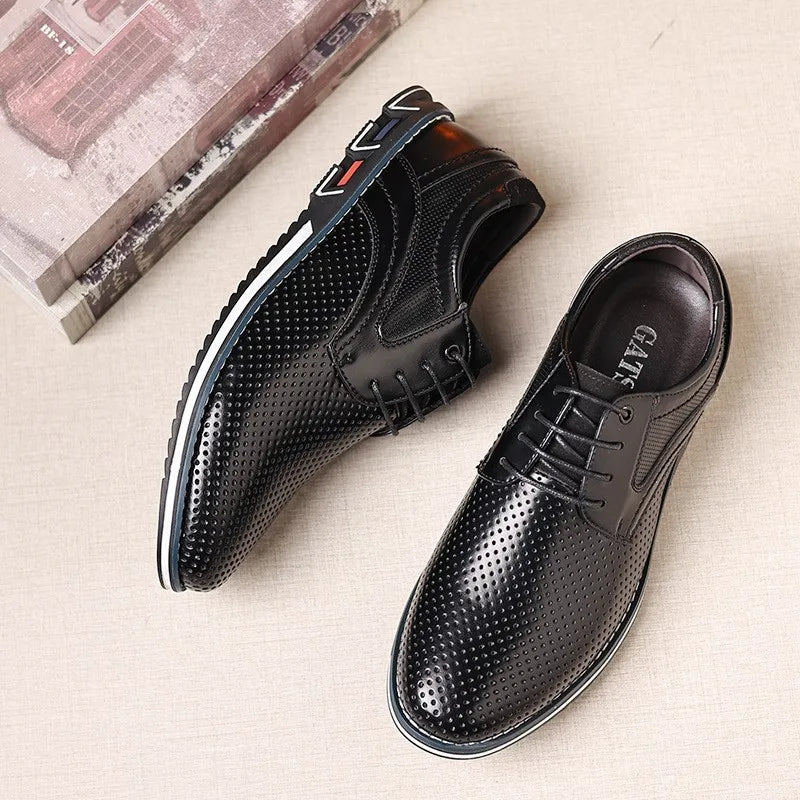 Fashion Leather Vintage Business Shoes Men Casual Leather dress wedding Shoe Outdoor Men Shoe Large Size 48 49 50 51 52 53 54