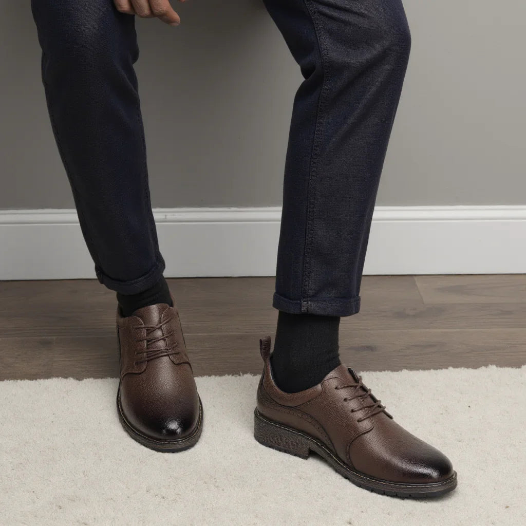 40~46 Casual Shoes Men Fashion Brand Comfortable 2024 Leather Shoes Men #KD726