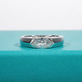 1ct Marquise Cut D Color Moissanite Diamond Engagement Men Ring Silver Wedding Ring For Women Customized Jewelry