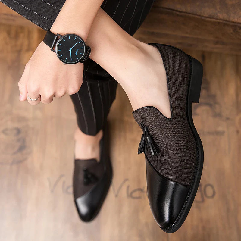 Men's Fashion Business Dress Shoes – Formal Genuine Leather, Sizes 40–48