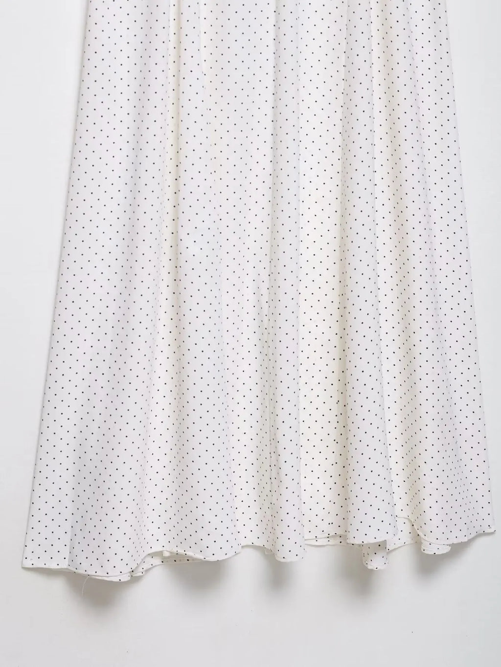 Woman Elegant Chic Sleeveless Single-breasted Midi Dress Summer Women Sexy White Polka Dot Shirt Style Chart Dress Mujer