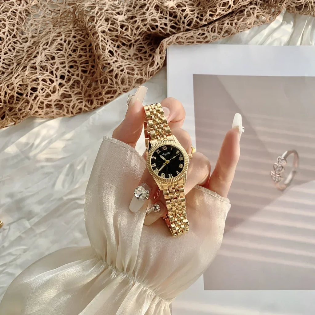 Gold Watch Women Watches Ladies Large dial Steel Women's Bracelet Watches Female Clock Relogio Feminino Montre Femme