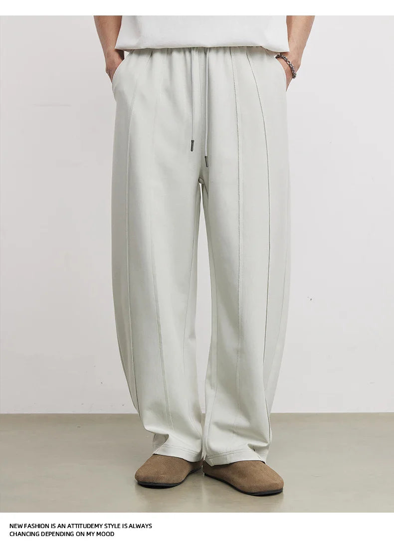 Fashion American Casual Sweatpants Men Spring And Autumn 2026 New Air Layer Scimitar Pants Loose Sports Pants