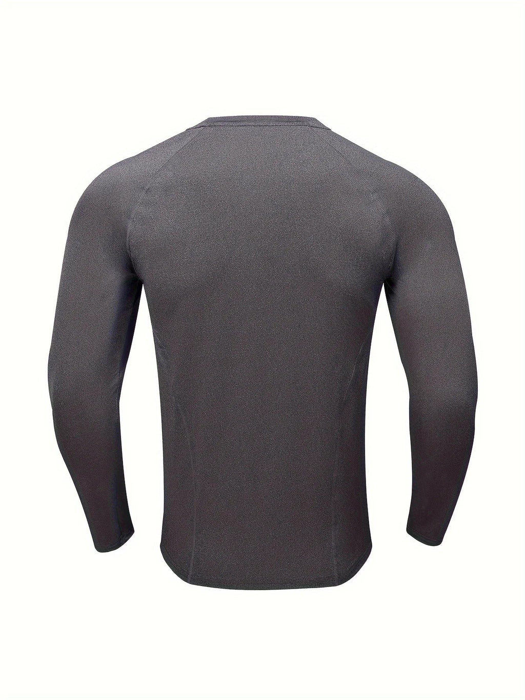 Men's fitness long sleeved T-shirt, men's quick drying football basketball tight top, high elasticity cycling compression traini