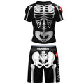 Popular Beach Surf Wear Short Sets For jiu jitsu Bjj No Gi Rashguard+Grappling Shorts Cool Westling stretchy Running Gym Clothes