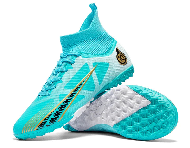 Men Soccer Shoes Kids Football Boots Women Professional Soccer Cleats Antiskid Chaussure Football TF/FG Outdoor Football Shoes