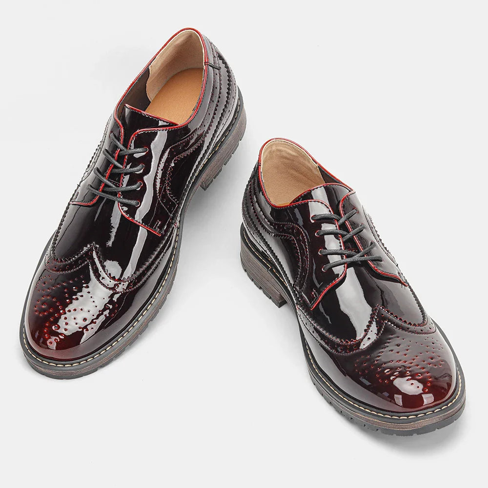 Men Shoes Brand 2026 Fashion Comfortable Leather Shoes Men