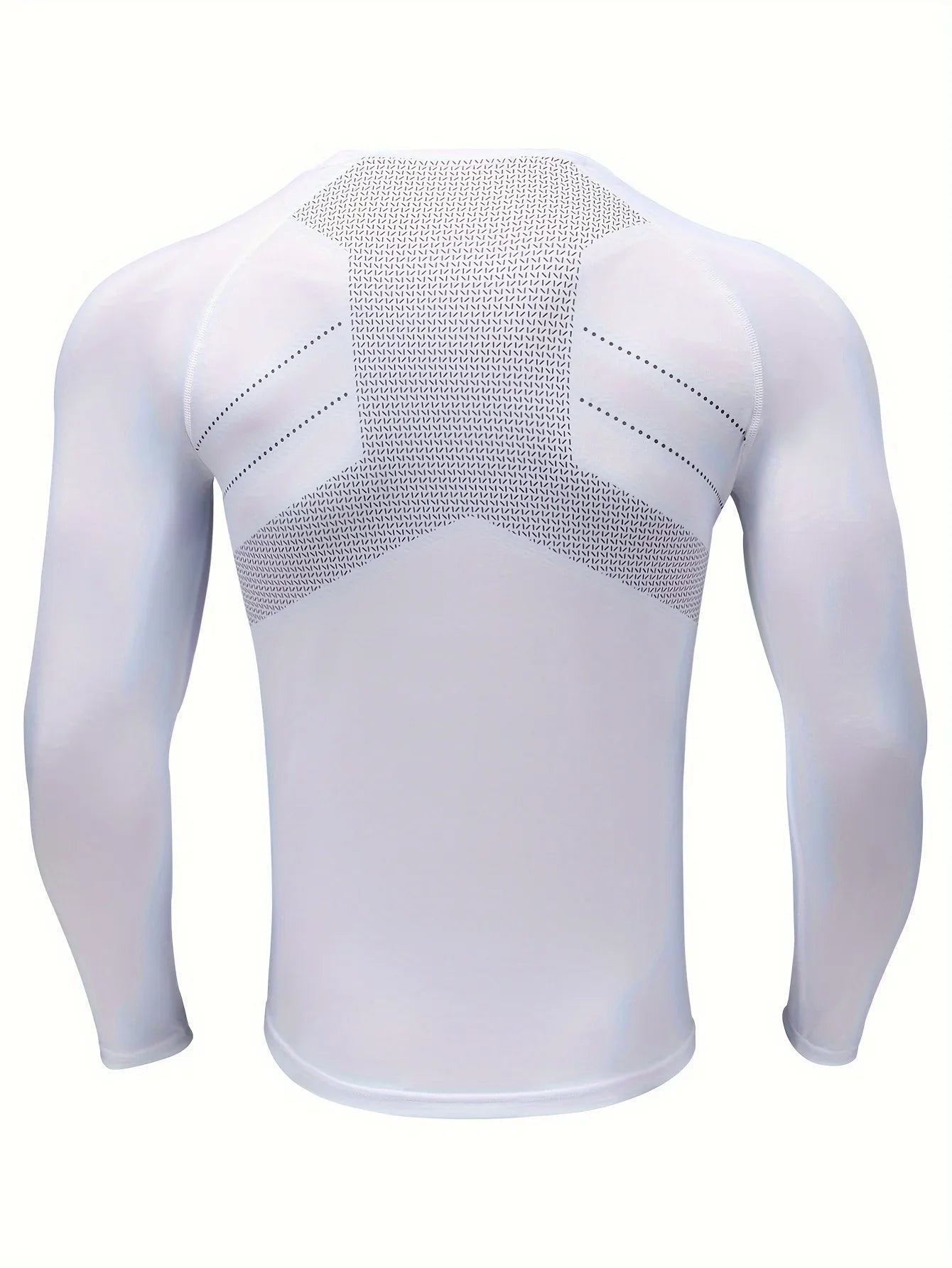 Men's Athletic Quick-Dry Long Sleeve Tee - High-Stretch, Durable & Versatile Sportswear for Training and Casual Wear