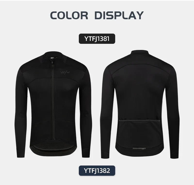 Winter -5-10℃ Men Thermal Fleece Cycling Jacket Waterproof Windproof Bicycle Jersey Bike Pro Race Clothing Mtb Cycling Tops