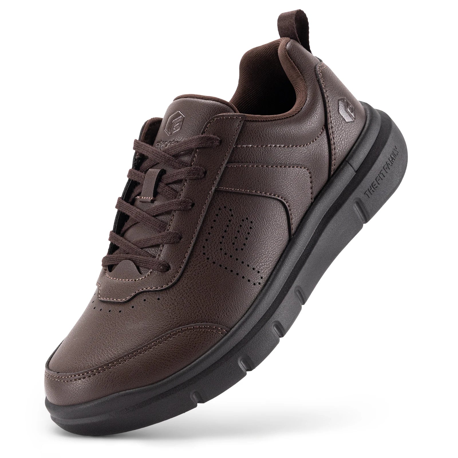 Men'S Shoes Wide Width Leather Slip-On Casual Shoes Lightweight For Swollen Feet With Arch Support Pain Relief