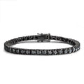 3/4/5MM Black Moissanite Tennis Bracelet for Women Hip Hop Full Diamond Men's Bracelet 100% 925 Sterling Silver Wholesale