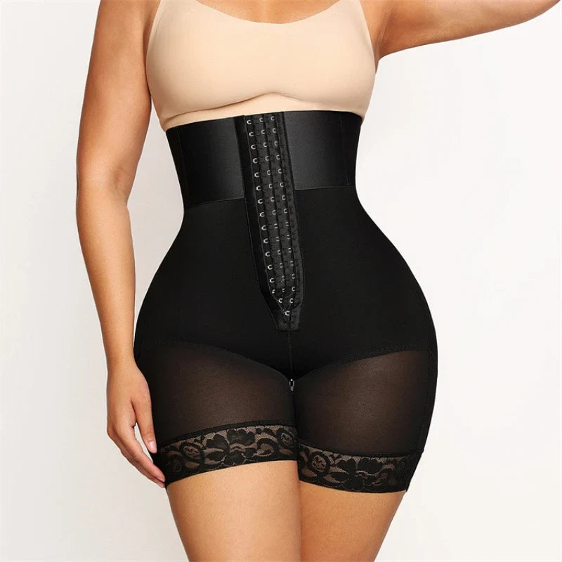 Women High Waist Body Shaper Panties Butt Lifter Slim Shapewear BBL Shorts Tummy Control Bandage Panties