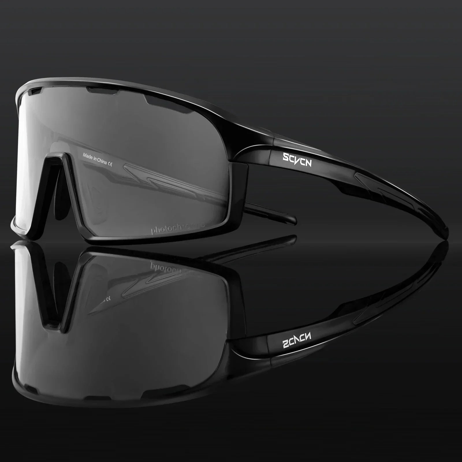 Photochromic Cycling Sunglasses Cycling Glasses UV400 Bicycle Eyewear Sports MTB Outdoor Bike Goggles Sunglasses Eyepieces