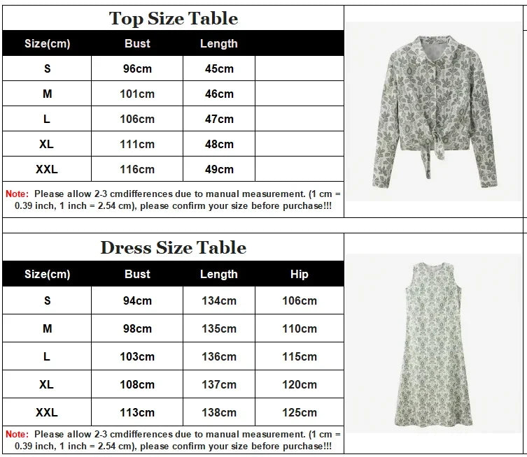 Autumn Winter Casual Women Cotton Linen Shirt Fashion Print Long Dress Set with Pocket Blouse Elegant Lady Street 2 Piece Set