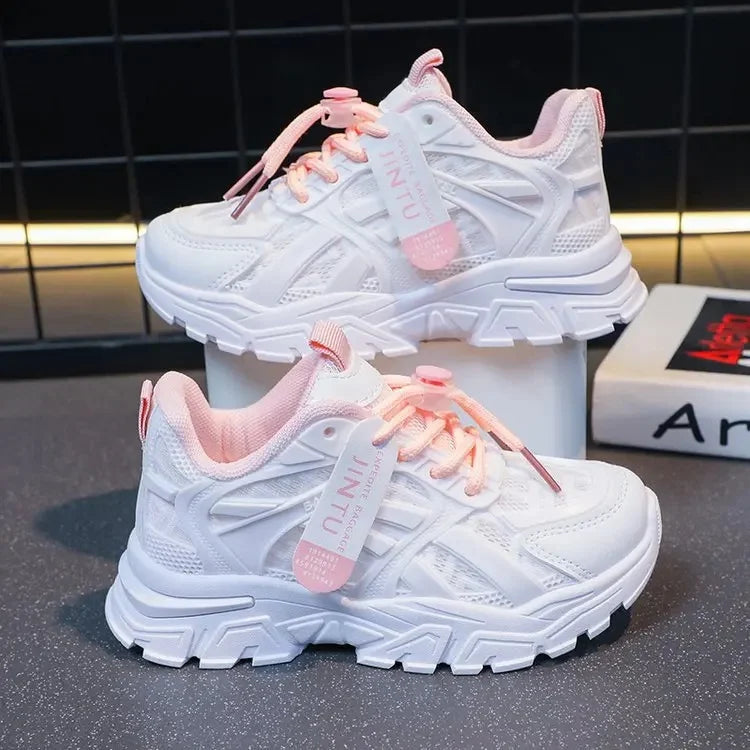 New 2023 Spring Summer Comfortable Breathable Running Shoes Children's Sneakers Student White Shoes Kids Casual Shoes