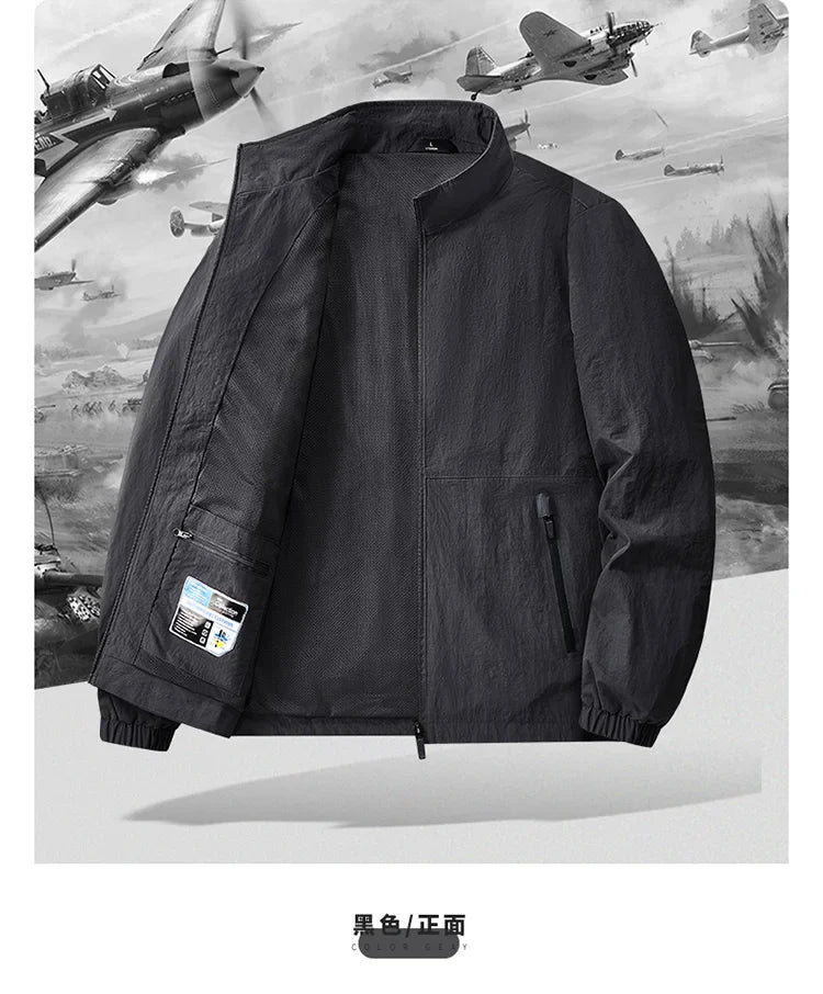 8XL Men Outdoor Jacket Autumn Winter Jacket Hiking Camping Windbreaker Plus Size Spring Oversized Outwear Hooded Coat