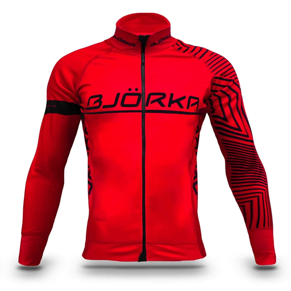 Winter Men's Long Sleeve Thermal Fleece Warm Jackets Chaleco Ciclismo Hombre Cortavientos Hot Sale Bicycle Clothing 2022