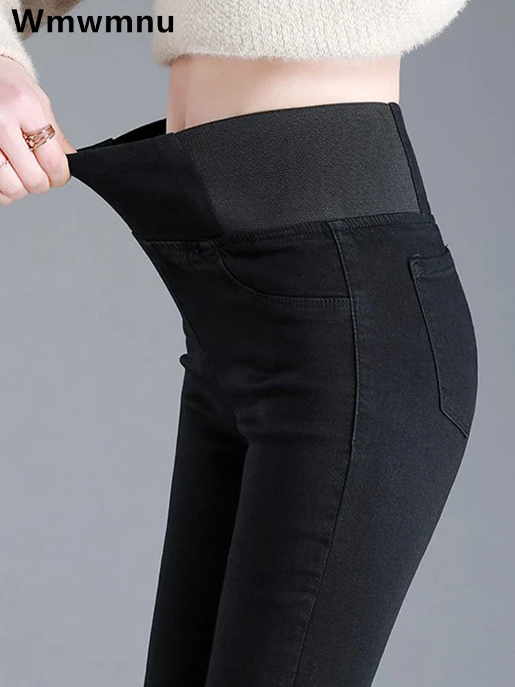 High Waist Slim Denim Pants Stretch Leggings Vaqueros Casual Pantalones Jeans