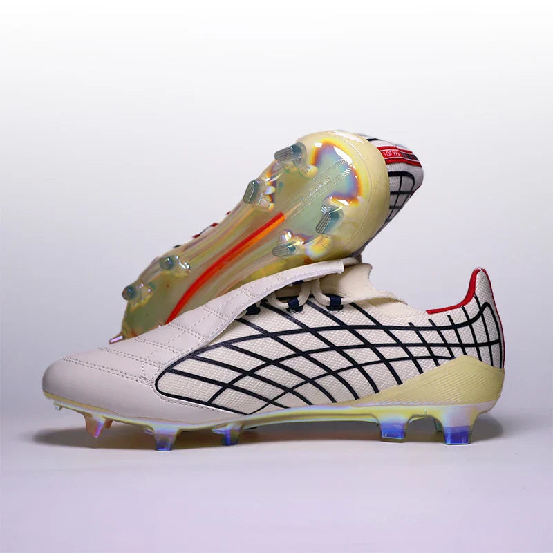 High Quality Mens Soccer Shoes F50 Training Non-Slip Turf Soccer Cleats Boys TF/FG Football Sneakers Chuteira Campo 39-45