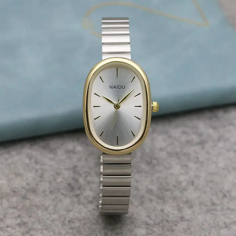 New Brand Steel Band Square Quartz Watch Retro Minimalist Temperament Small Dial Watch Female Student Wristwatch Dropshipping