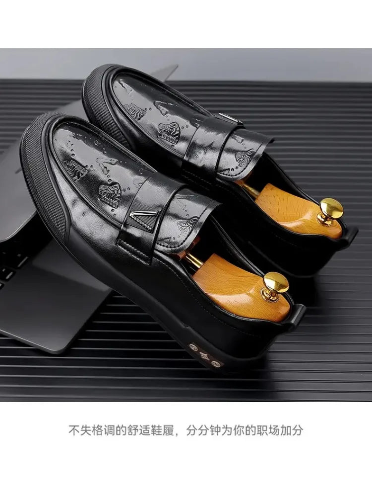 High-Quality Men's Leather Shoes – Comfortable Formal Footwear for Work & Occasions