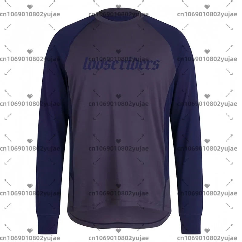 loose riders jersey motocross enduro downhill cycling jersey men's BMX mountain bike shirt breathable quick-drying T-shirt