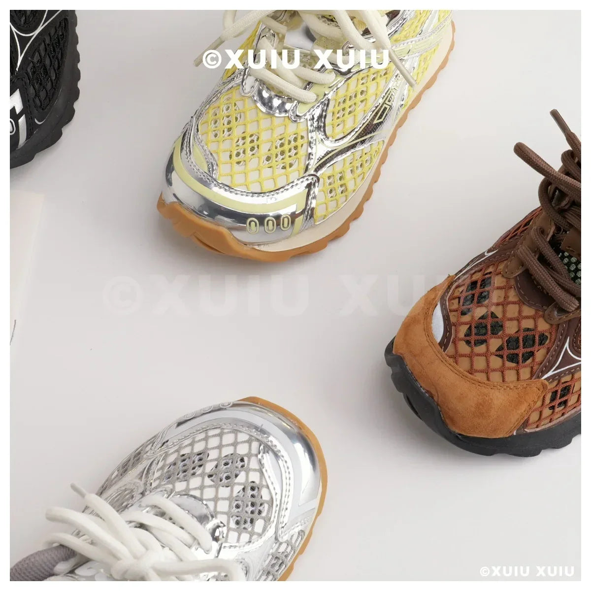 2025 Summer Boys Girl Sports Running Shoes Baby Toddler Kid Breathable Orbit Metallic Sneaker Children Casual Fashion Tenis Shoe