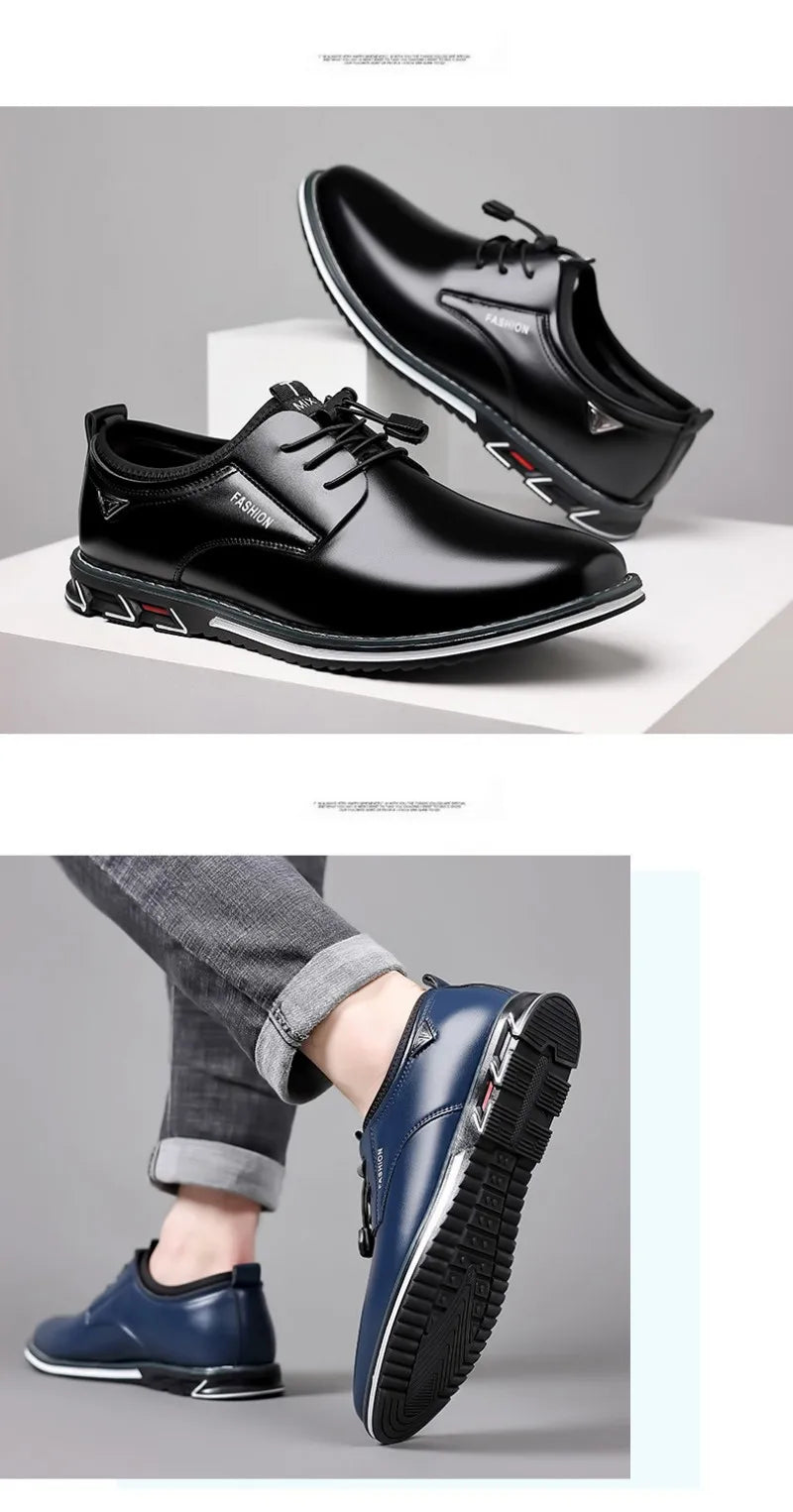 Oxfords Leather Shoes Men Luxury Big Size 50 51 52 53 Men Dress Shoes Business Party Wedding Office Work Shoe 2026 Men Loafers