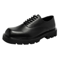 Trendy gentleman men's casual thick soled leather shoes Minimalist and versatile style Fashion Party Office Elevated Shoes