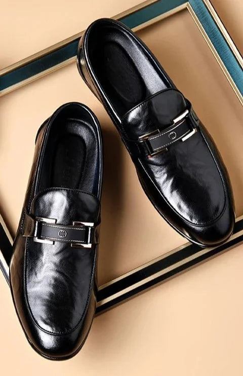 British Style Business Men's Formal Shoes Brown Slip-on Cheap Liquidation Elegant and Classic Leather Casual 39 Social Shoe Male