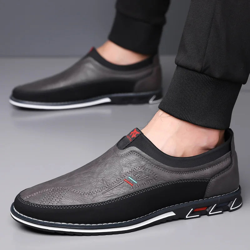 Men’s Leather Dress Shoes – Classic Formal Lace-Up Footwear for Daily Wear