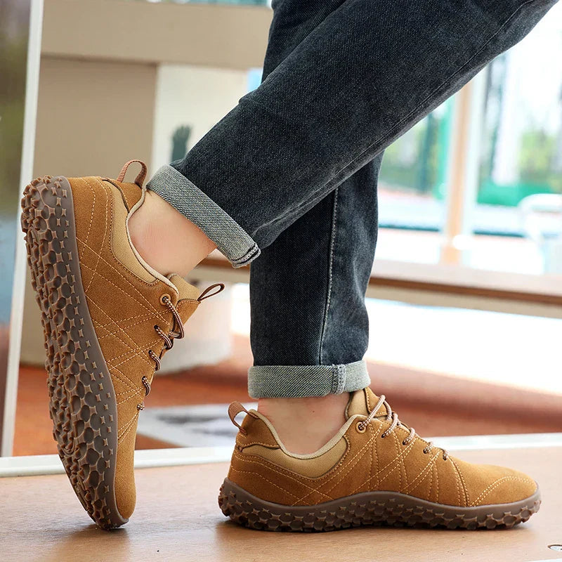 Outdoor Wide Toe Barefoot Men Hiking Shoes Minimalist Walking climbing Shoes Comfort Breathable Zero Soles Man Casual Sneakers