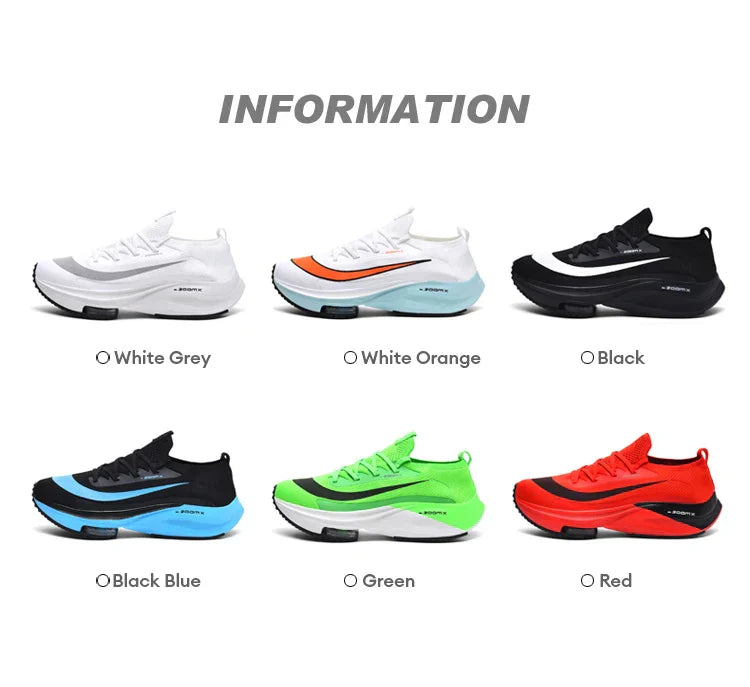 Professional Running Shoes for Men and Women Breathable Lightweight Sports Sneakers Male Comfortable Athletic Training Footwear