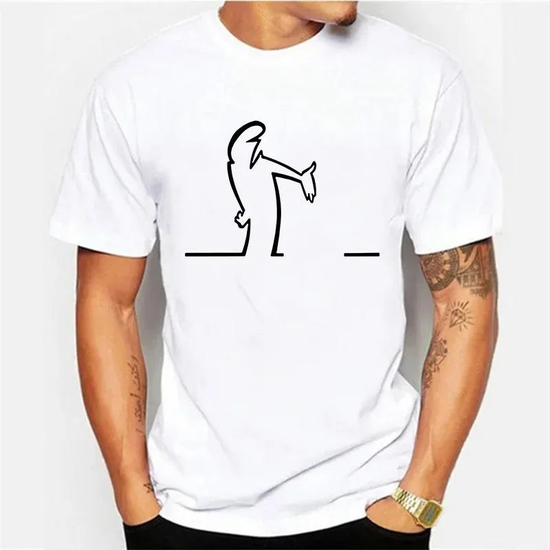 تي شيرتات صيفية للرجال من Balum La Linea بتصميم جرافيكي مضحك قطنية مريحة فاخرة (Camisetas)