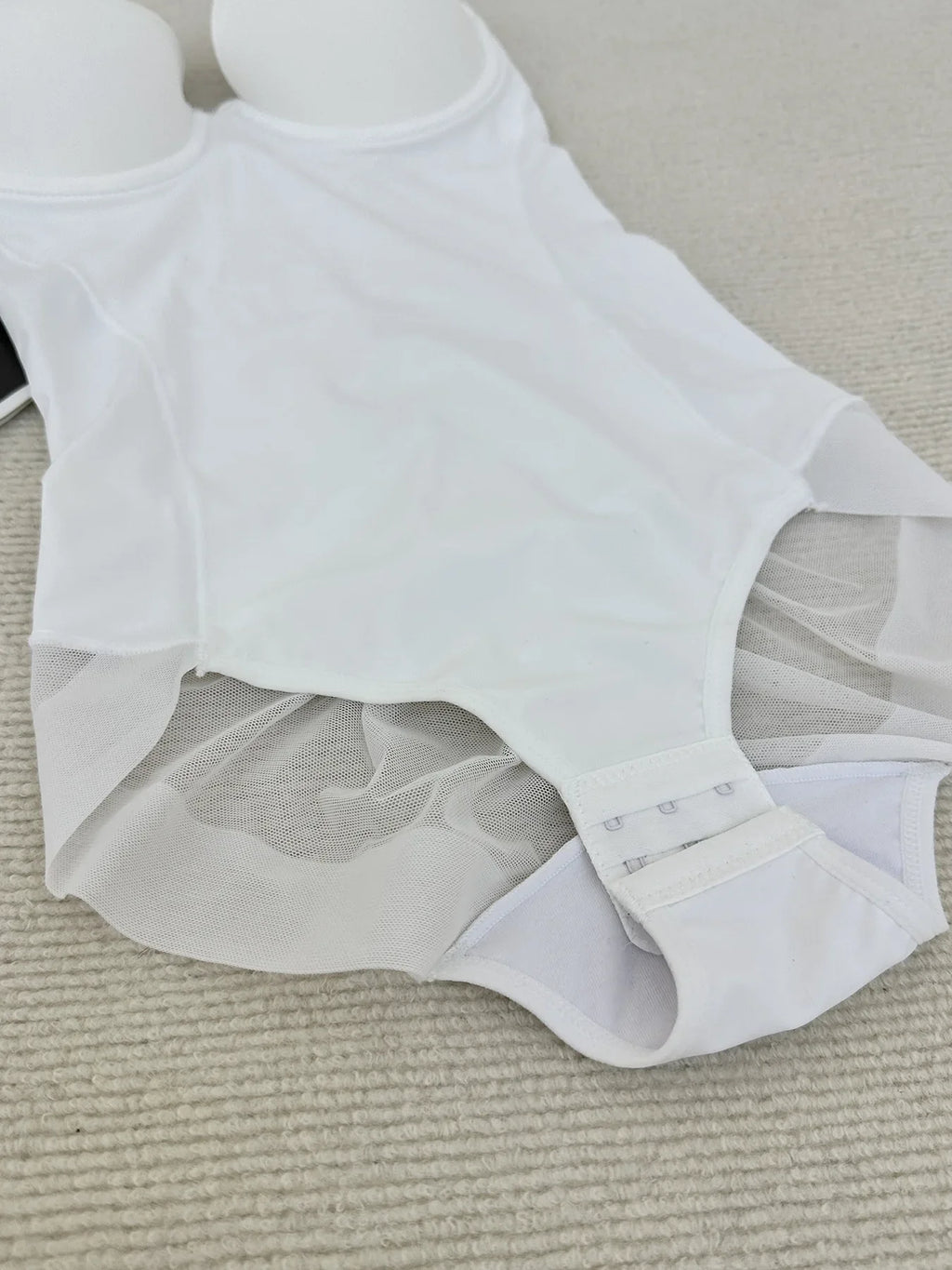 Thin Shapewear Bodysuit with Built in Bra Tummy Control Postpartum Slimming Underwear